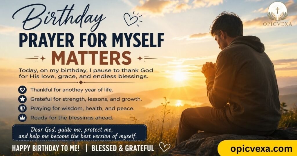 Birthday Prayer for Myself Matters