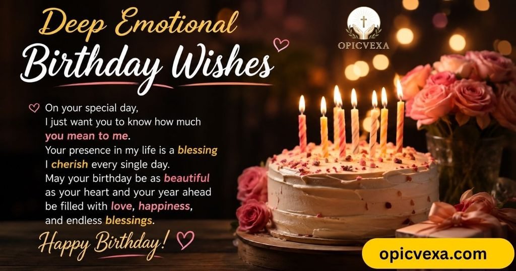 Deep Emotional Birthday Wishes