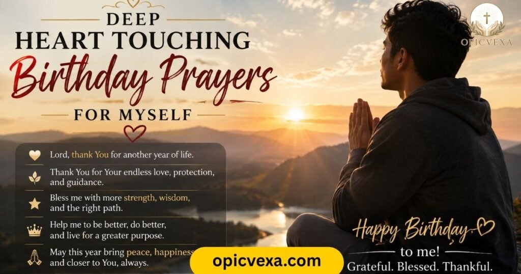 Deep Heart Touching Birthday Prayers for Myself
