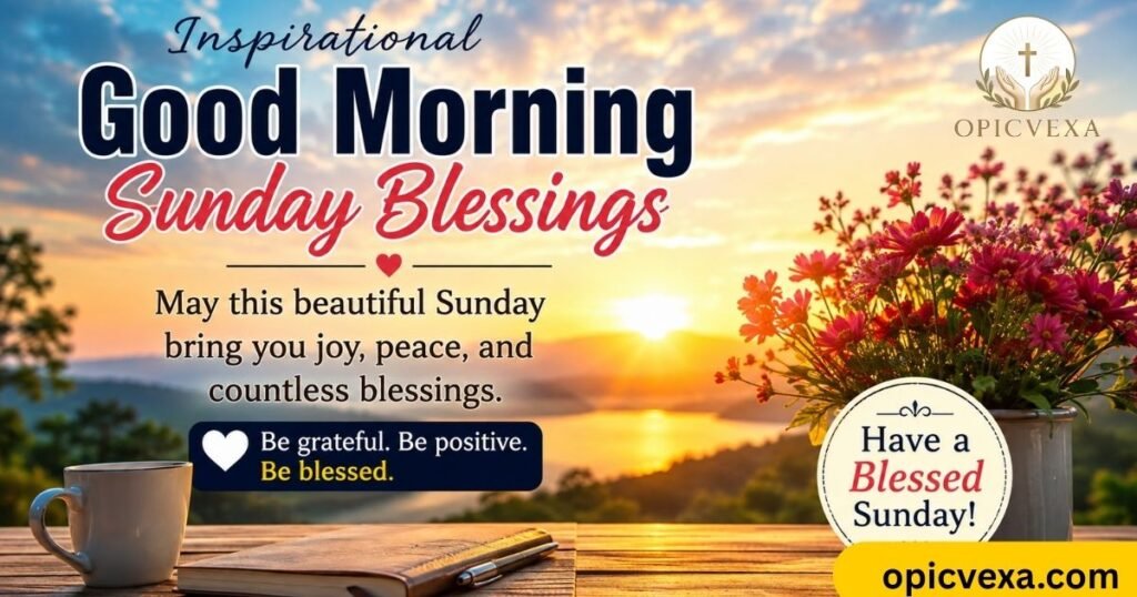 Inspirational Good Morning Sunday Blessings