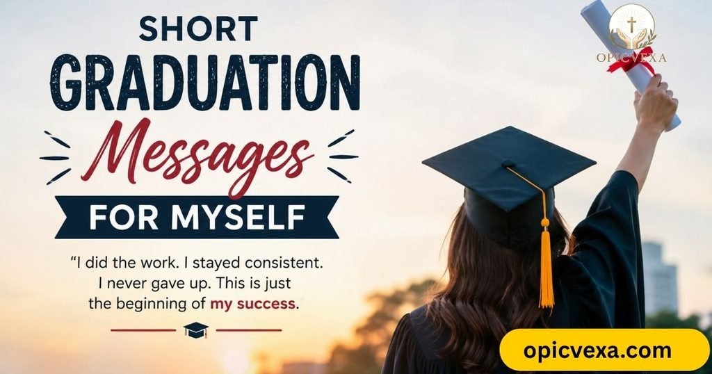 Short Graduation Messages For Myself