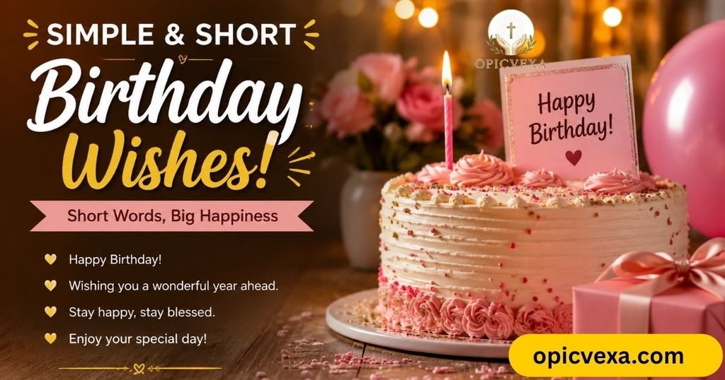 Simple and Short Birthday Wishes