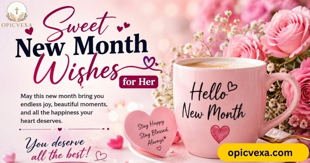 Sweet New Month Wishes for Her