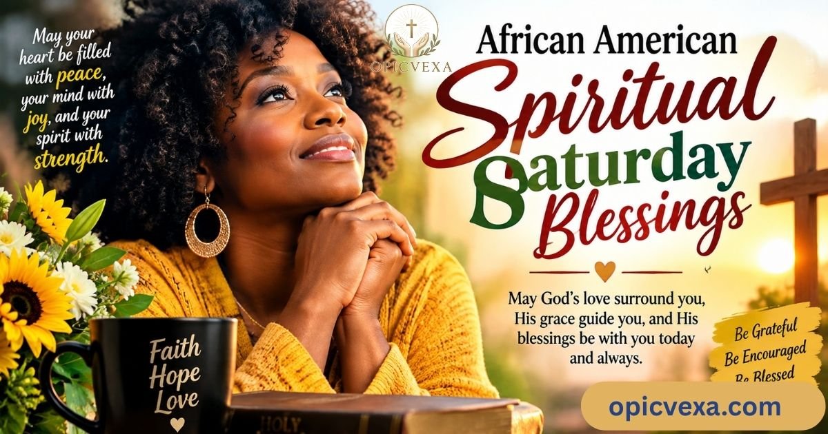 African American Spiritual Saturday Blessings