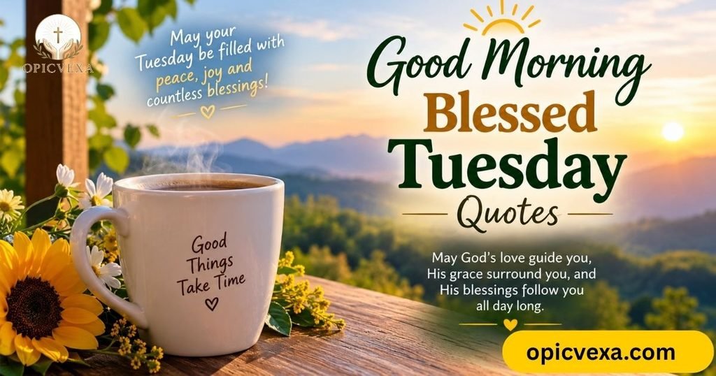 Good Morning Blessed Tuesday Quotes