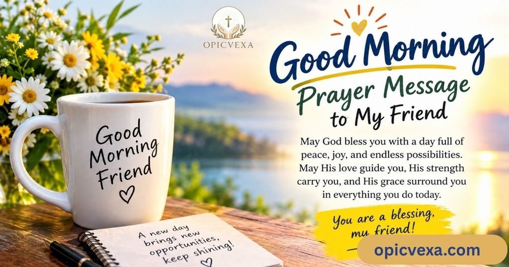 Good Morning Prayer Message to My Friend