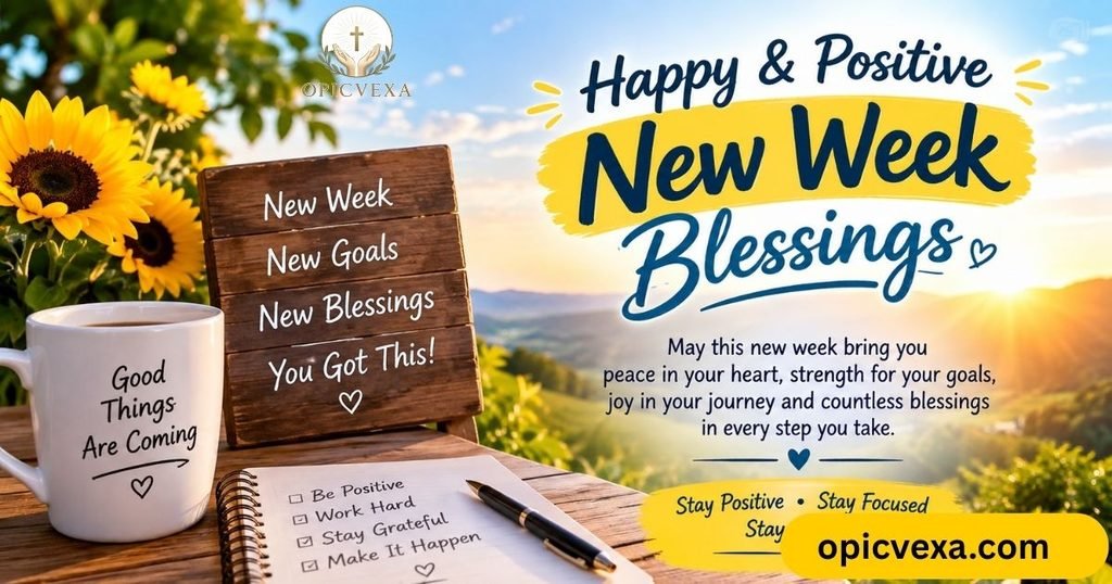 Happy & Positive New Week Blessings