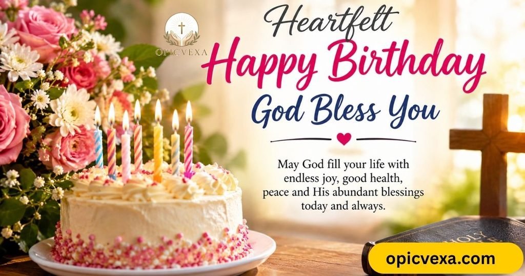 Heartfelt Happy Birthday God Bless You Wishes