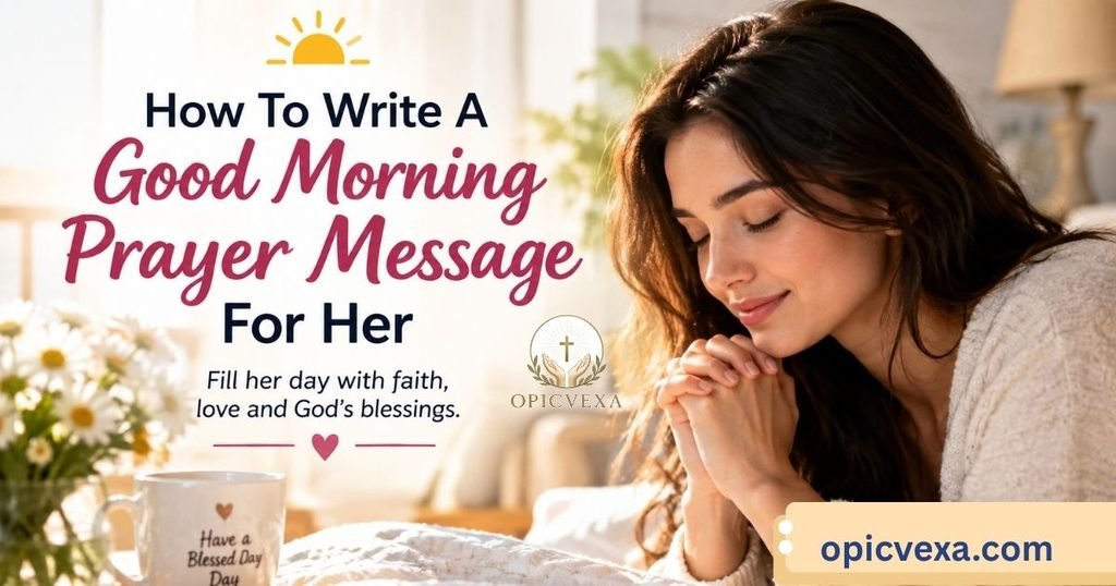 How To Write A Good Morning Prayer Message For Her