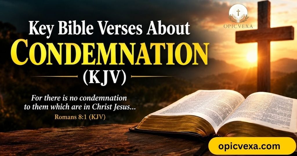 Key Bible Verses About Condemnation (KJV)