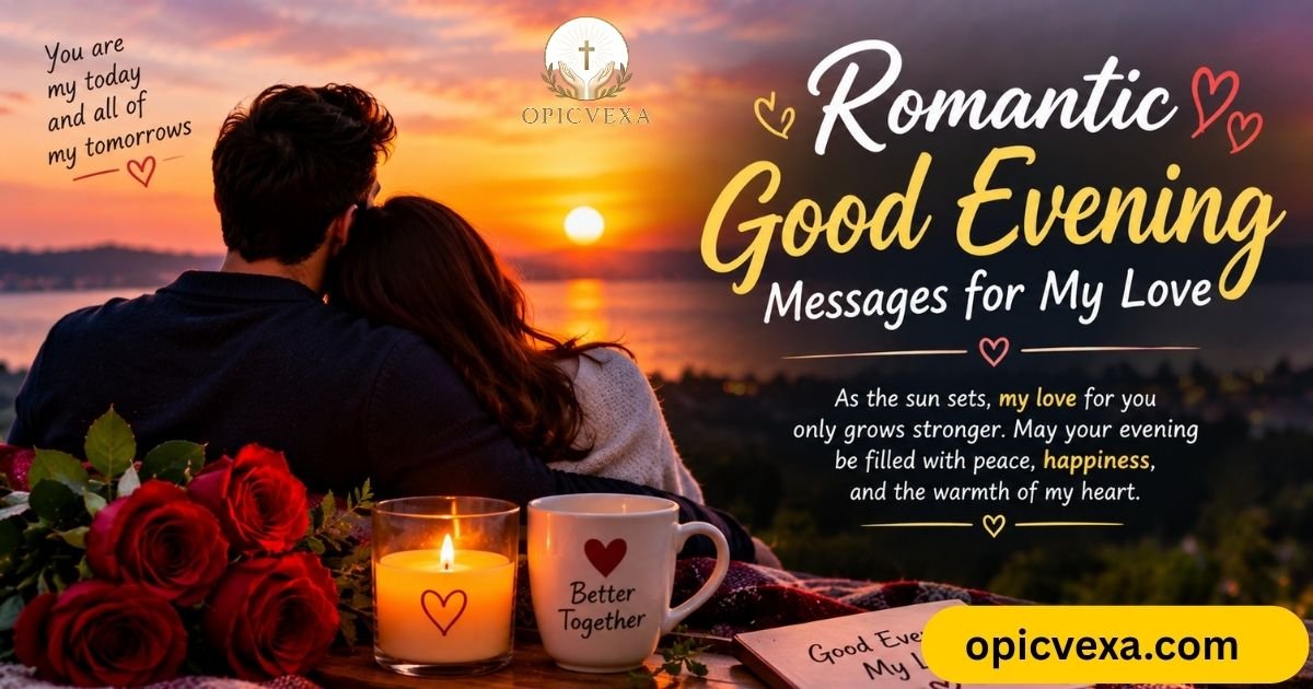 Romantic Good Evening Messages for My Love