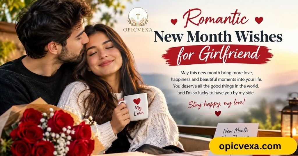 Romantic New Month Wishes for BoyfriendGirlfriend