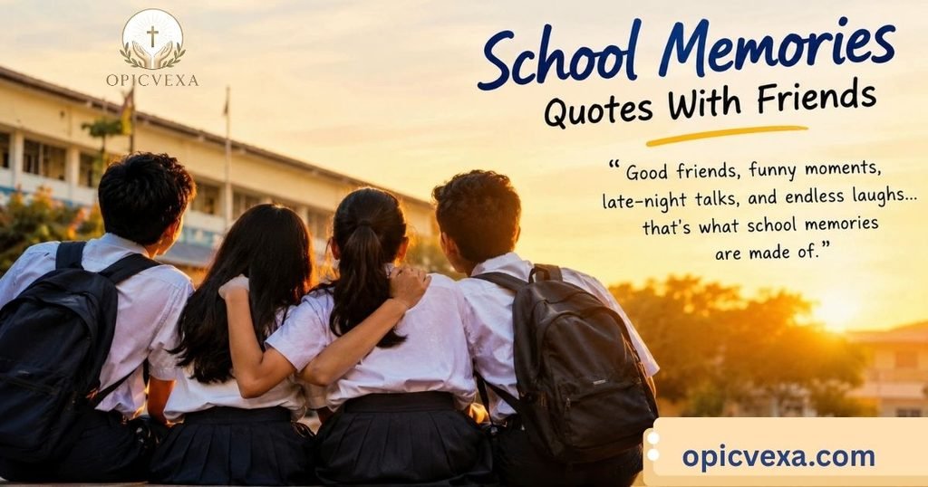 School Memories Quotes With Friends
