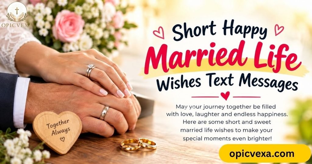 Short Happy Married Life Wishes Text Messages