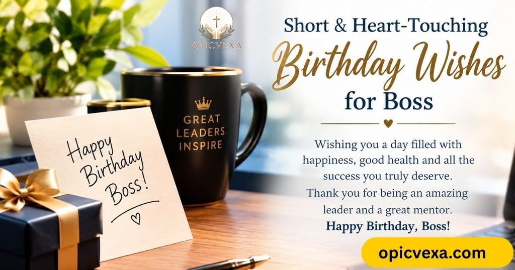 Short Heart-Touching Birthday Wishes for Boss
