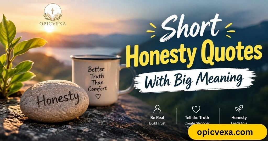 Short Honesty Quotes With Big Meaning