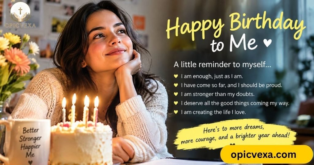 Short Inspirational Birthday Message to Myself