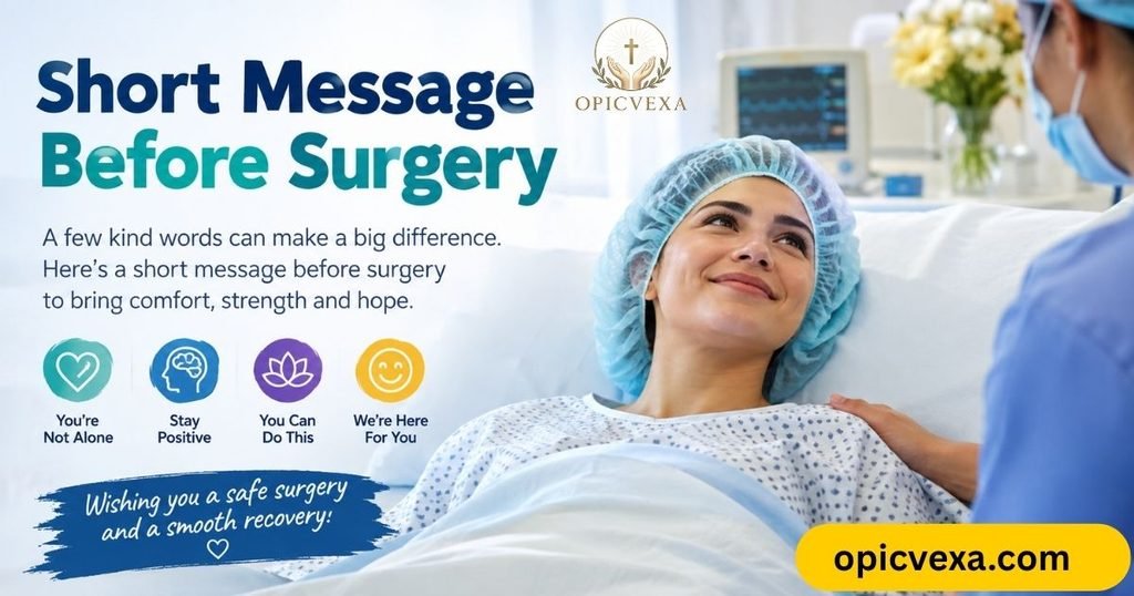 Short Message Before Surgery