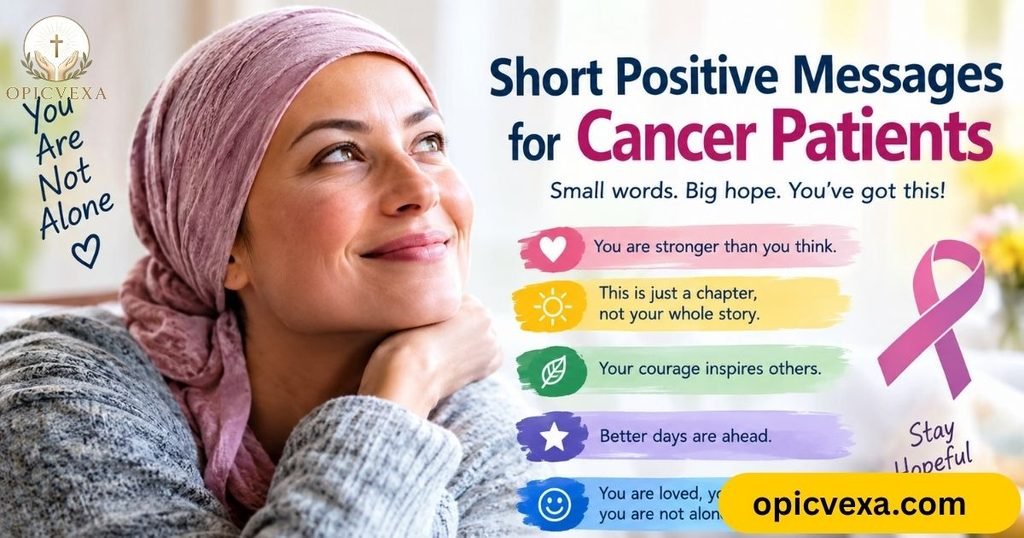 Short Positive Message for Cancer Patient