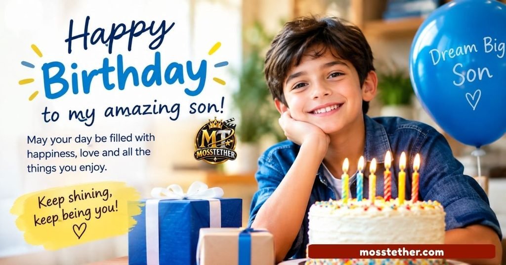 Short & Simple Birthday Wishes for Son