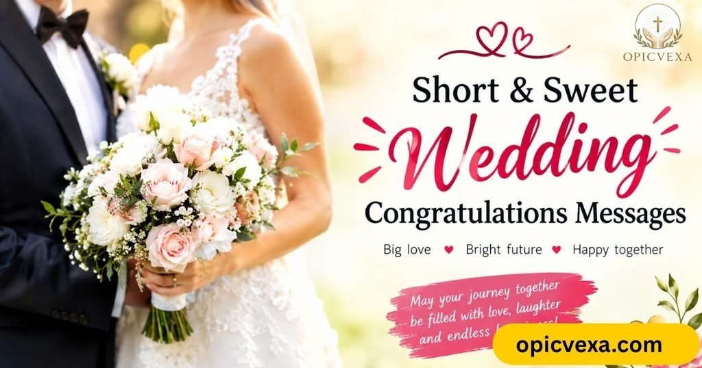 Short & Sweet Wedding Congratulations Messages