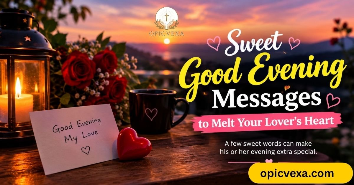 Sweet Good Evening Messages to Melt Your Lover Heart