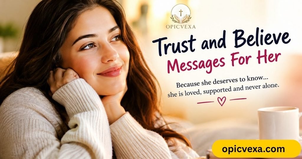 Trust and Believe Messages For Her