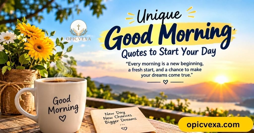 Unique Good Morning Quotes to Start Your Day