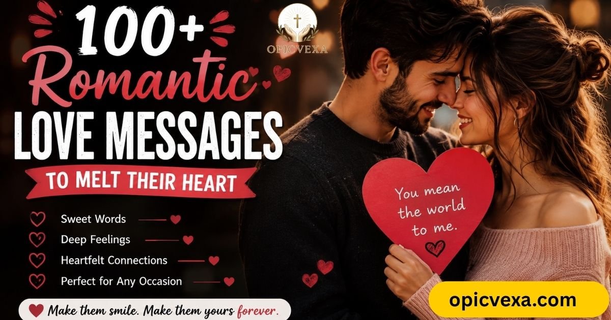 100+ Romantic Love Messages to Melt Their Heart