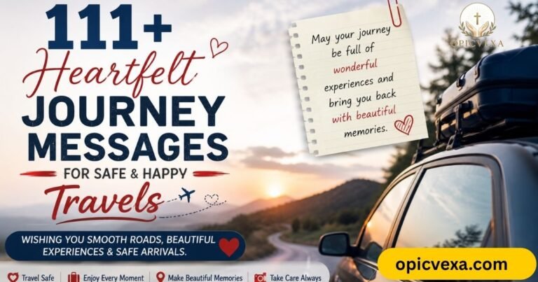 111+ Heartfelt Journey Messages for Safe & Happy Travels