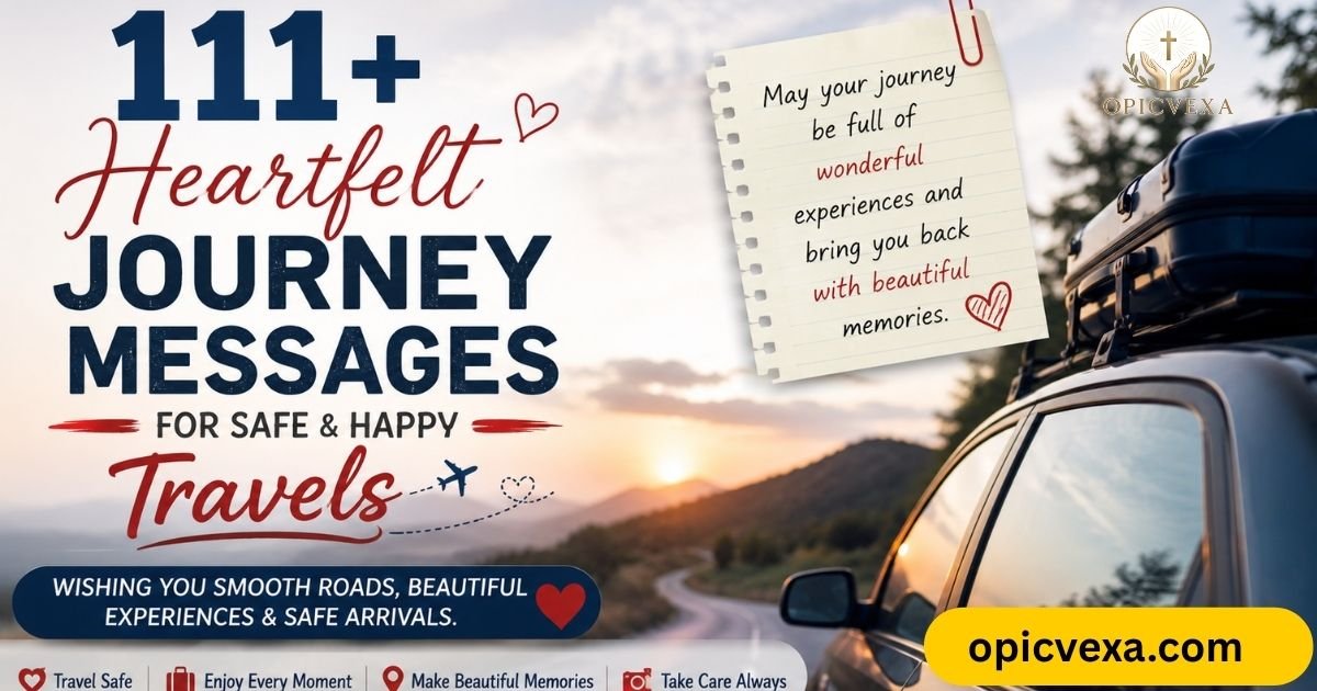 111+ Heartfelt Journey Messages for Safe & Happy Travels