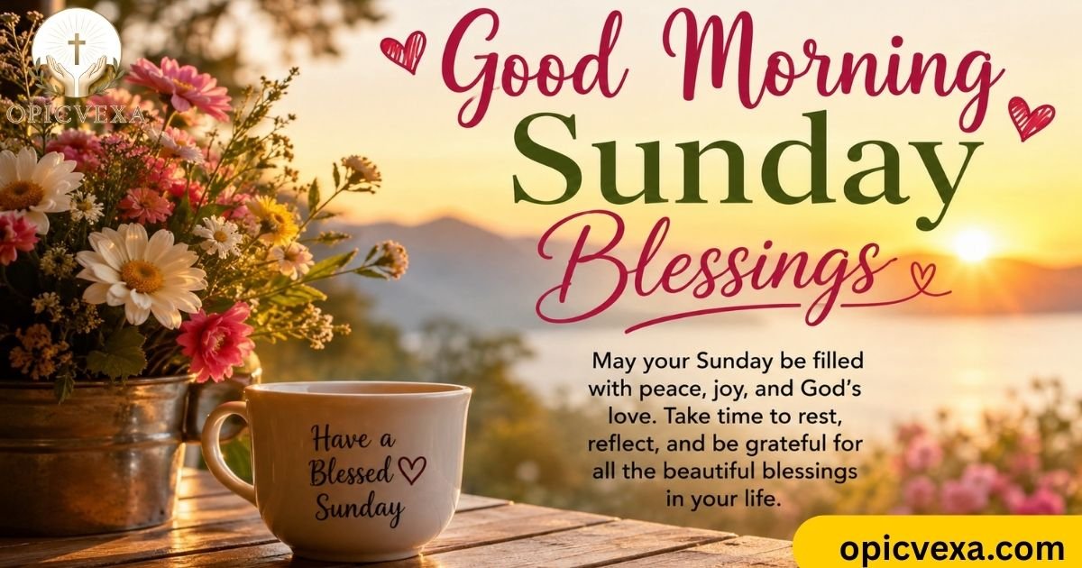 124 Beautiful Good Morning Sunday Blessings