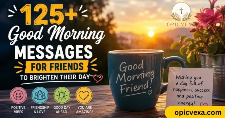 125+ Good Morning Messages for Friends to Brighten Their Day