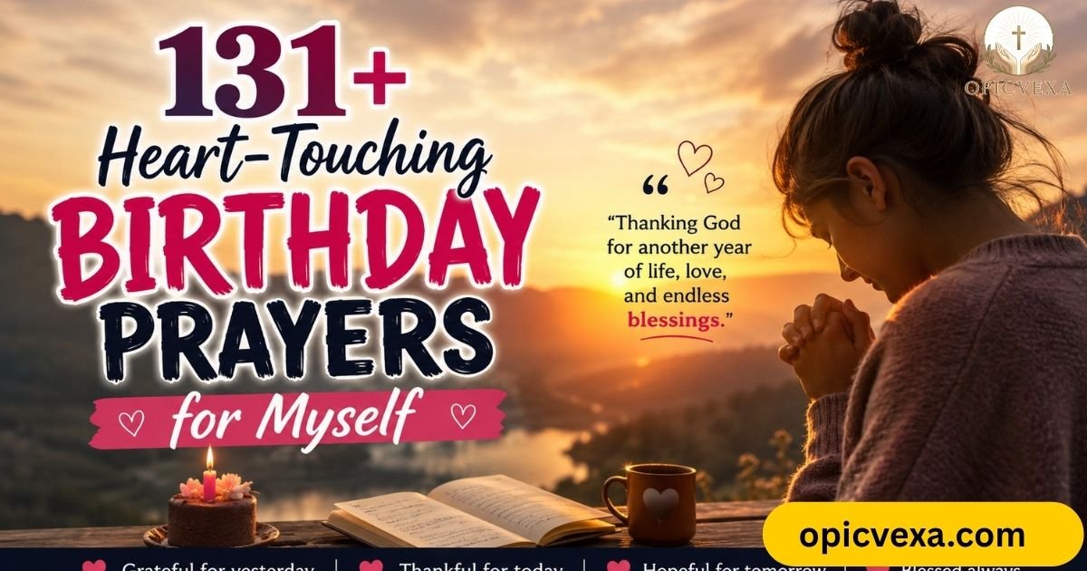 131+ Heart-Touching Birthday Prayers for Myself