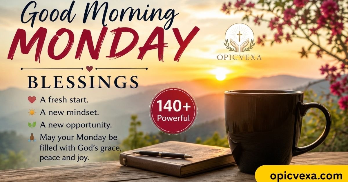 140+ Powerful Good Morning Monday Blessings