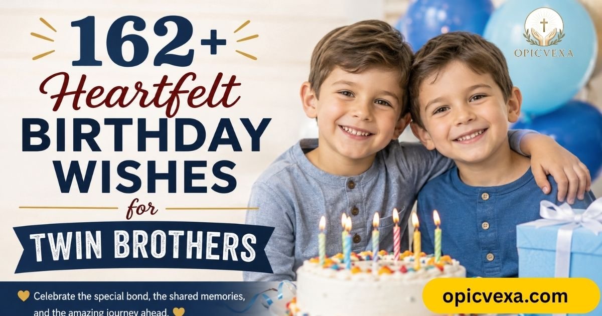 162+ Heartfelt Birthday Wishes for Twin Brothers