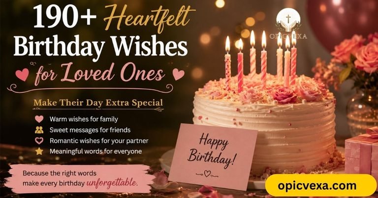190+ Heartfelt Birthday Wishes for Loved Ones