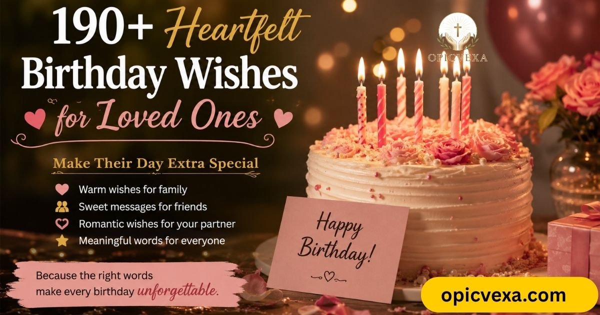 190+ Heartfelt Birthday Wishes for Loved Ones