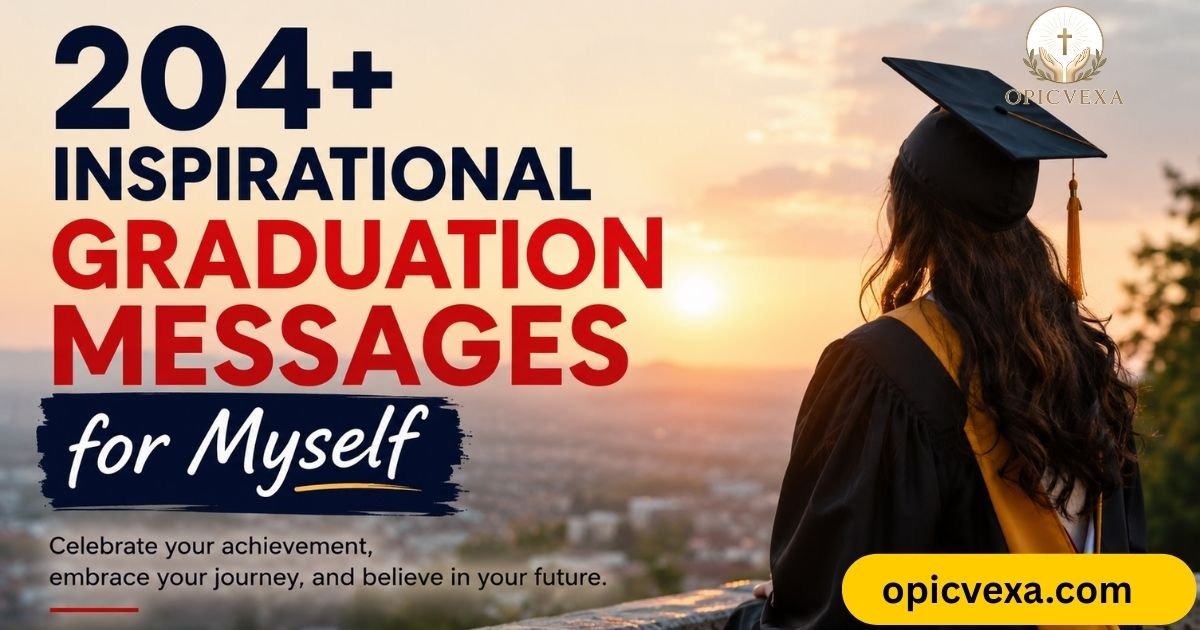 204+ Inspirational Graduation Messages for Myself