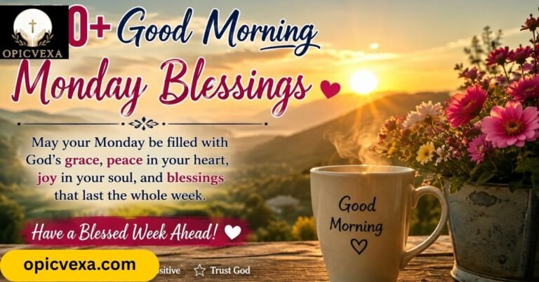 Good Morning Monday Blessings