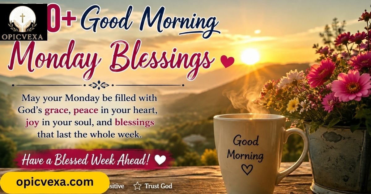 Good Morning Monday Blessings