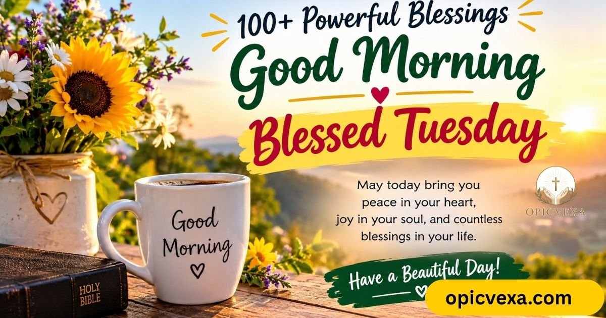 100+ Powerful Blessings Good Morning Blessed Tuesday
