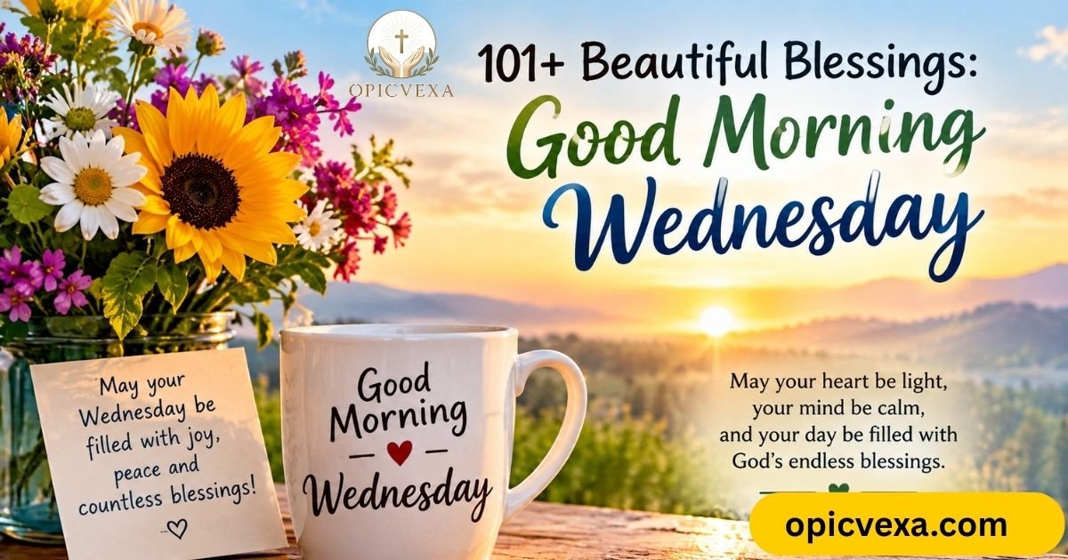 101+ Beautiful Blessings Good Morning Wednesday