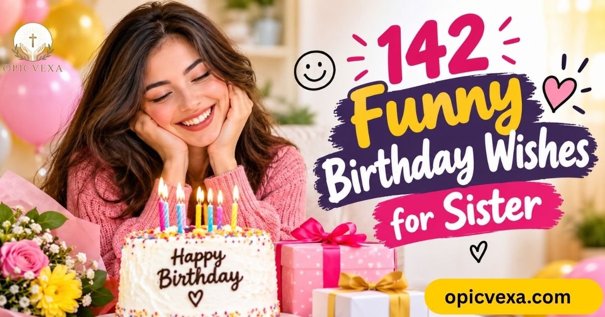 142 Funny Birthday Wishes for Sister