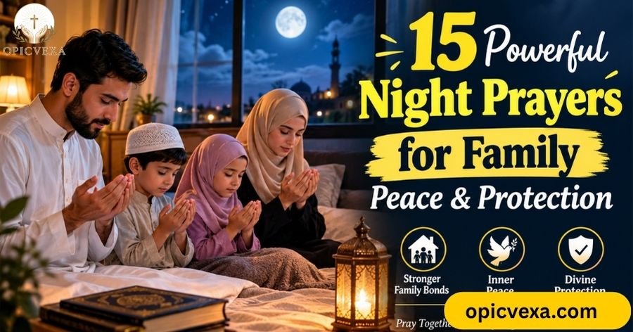 15 Powerful Night Prayers for Family, Peace & Protection