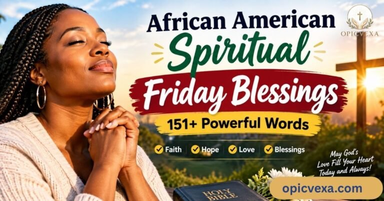 African American Spiritual Friday Blessings 151+ Powerful Words