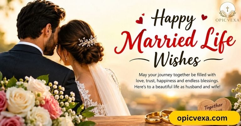 Happy Married Life Wishes