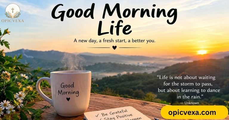 Meaningful Good Morning Life Quotes