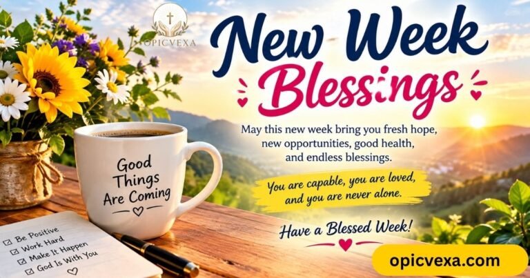 New Week Blessings